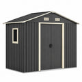 Metalowa szopa ogrodowa stal ocynkowana 213x127x185 c