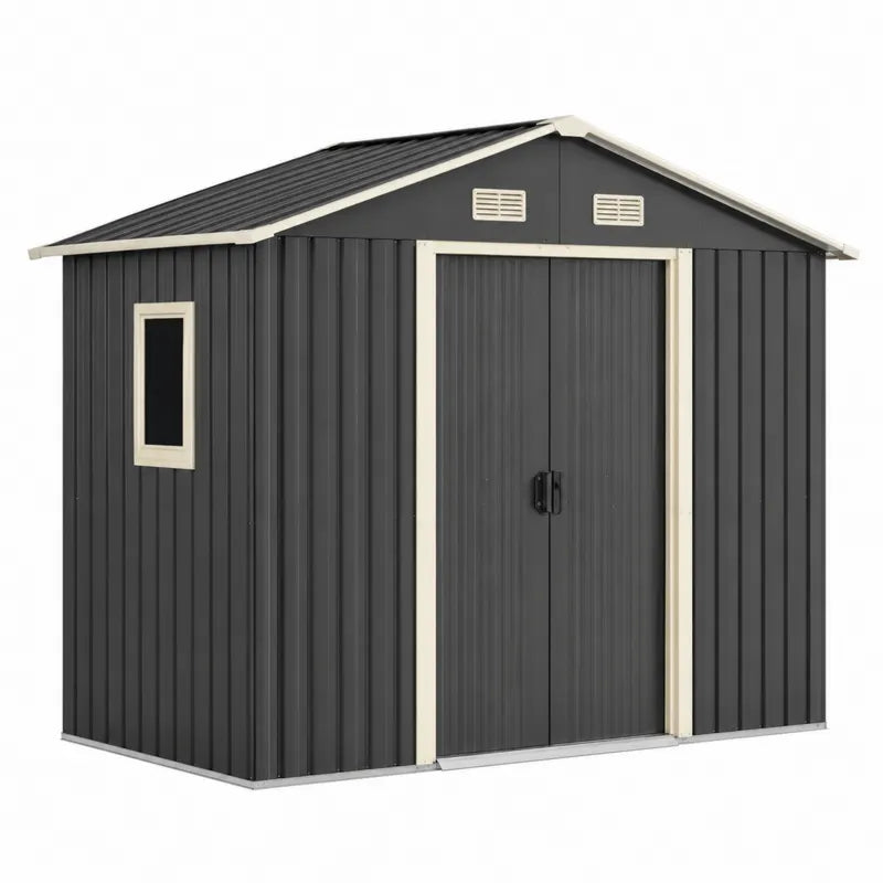 Metalowa szopa ogrodowa stal ocynkowana 213x127x185 c