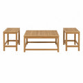 Zestaw stolik¨®w z drewna akacjowe