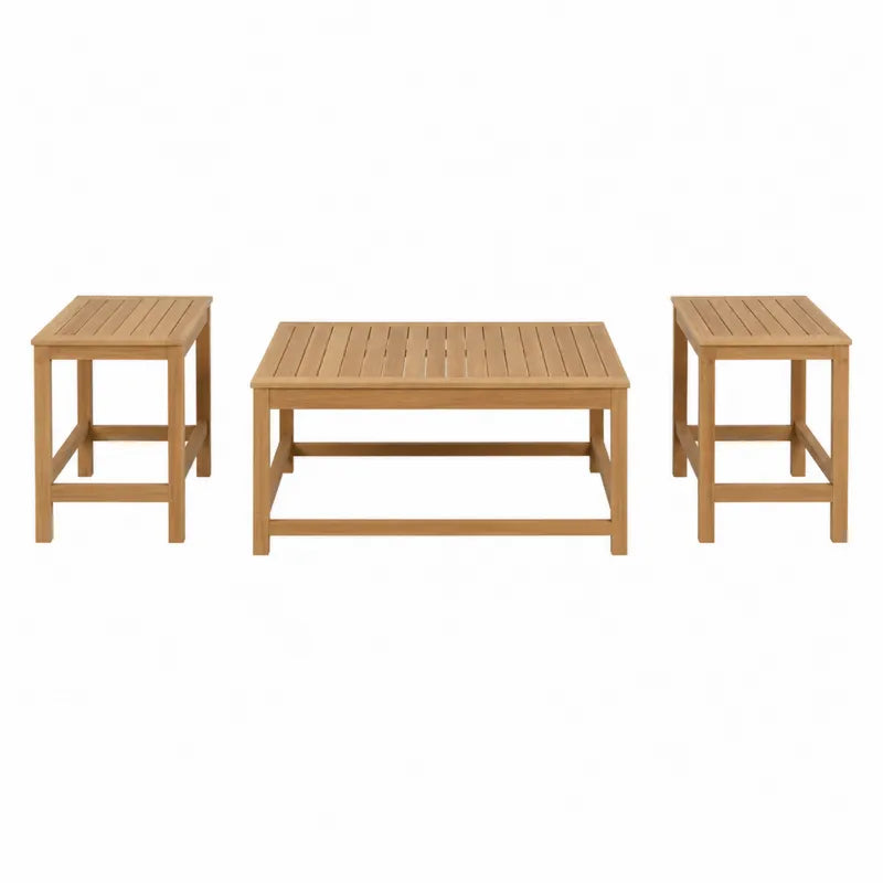 Zestaw stolik¨®w z drewna akacjowe