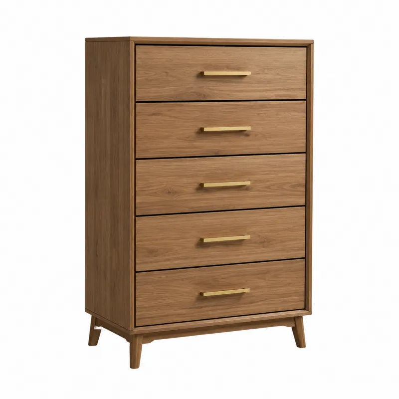 Komoda z 5 szufladami d?bowymi, MDF,