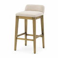Metalowy taboret barowy z oparc